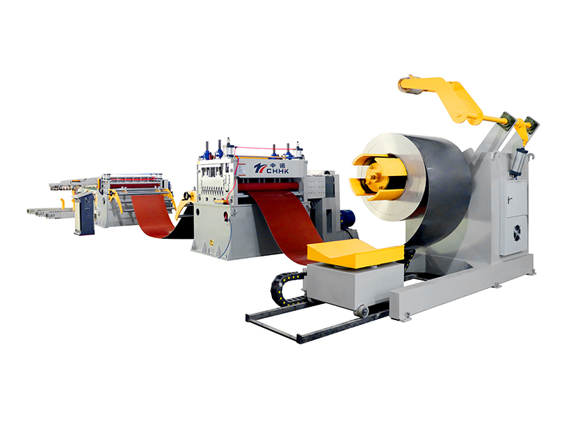 Linea di taglio a misura per bobine di metallo o linea di produzione per raddrizzatura e taglio di bobine di acciaio ZhongNuo